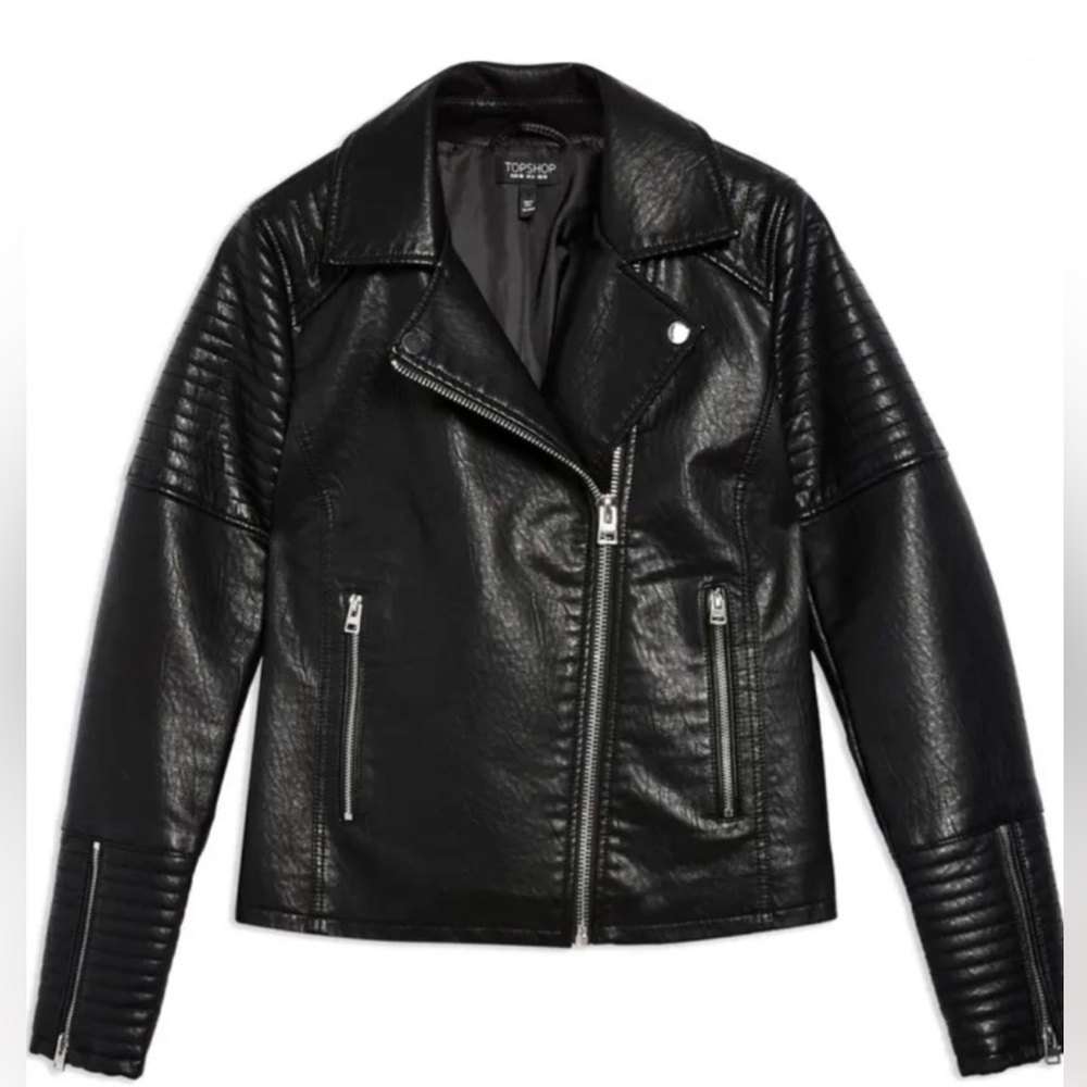 Topshop Rosa Biker Jacket
